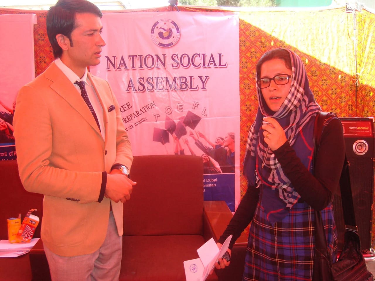 Nations Foundation participants in a community setting