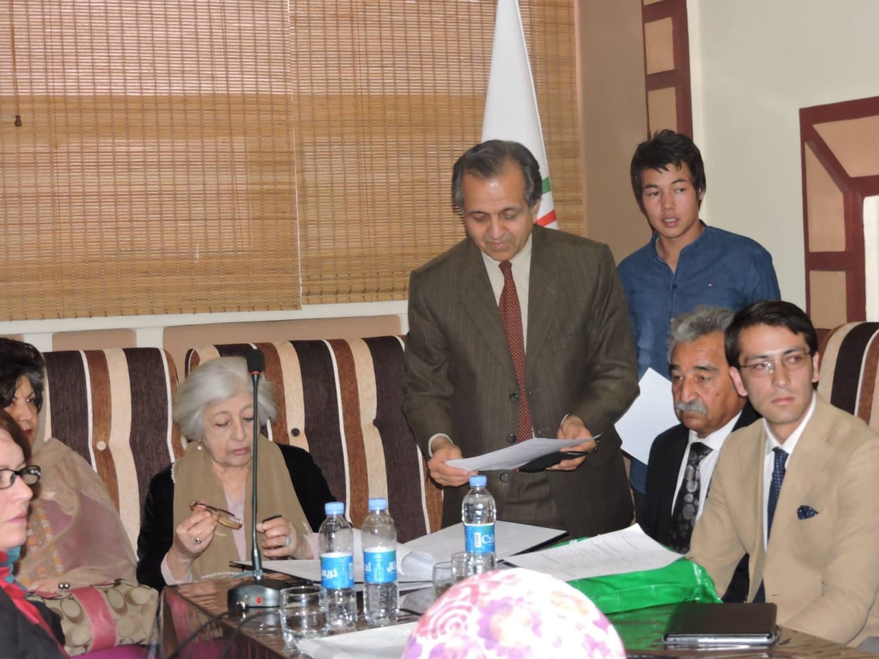Nations Foundation team and community members together